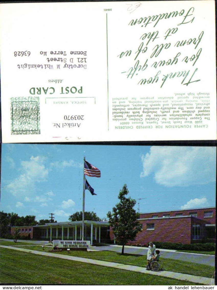 203970,Kansas Topeka Capper Foundation for Crippled Children