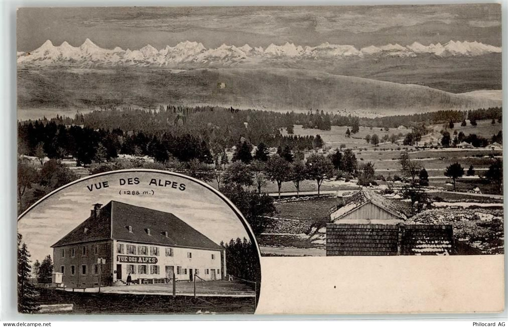 2046 Fontaines NE Landeyeux 1908 - Gasthaus - 52021285