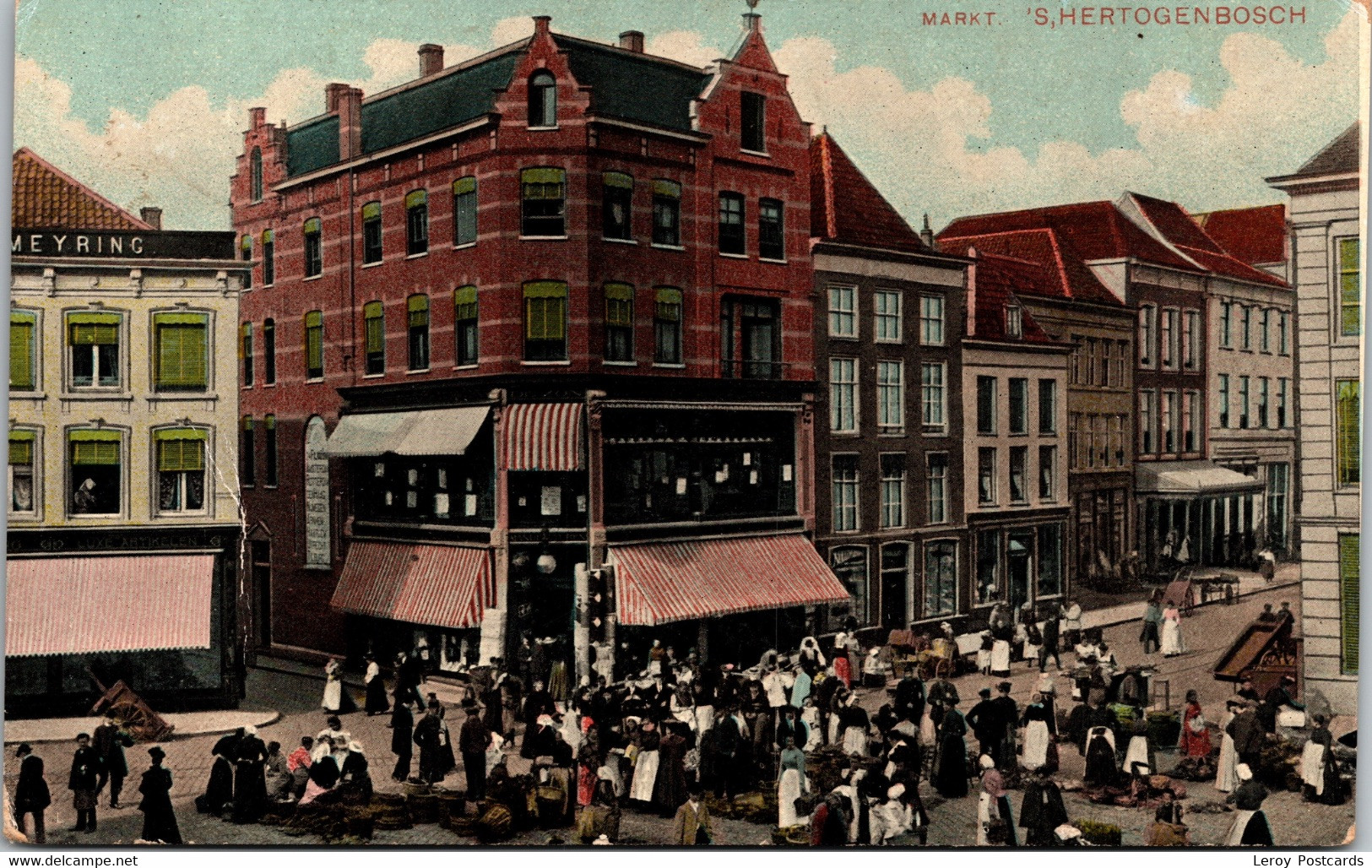 #2050 - ‘s-Hertogenbosch, Markt 1910 (NB)