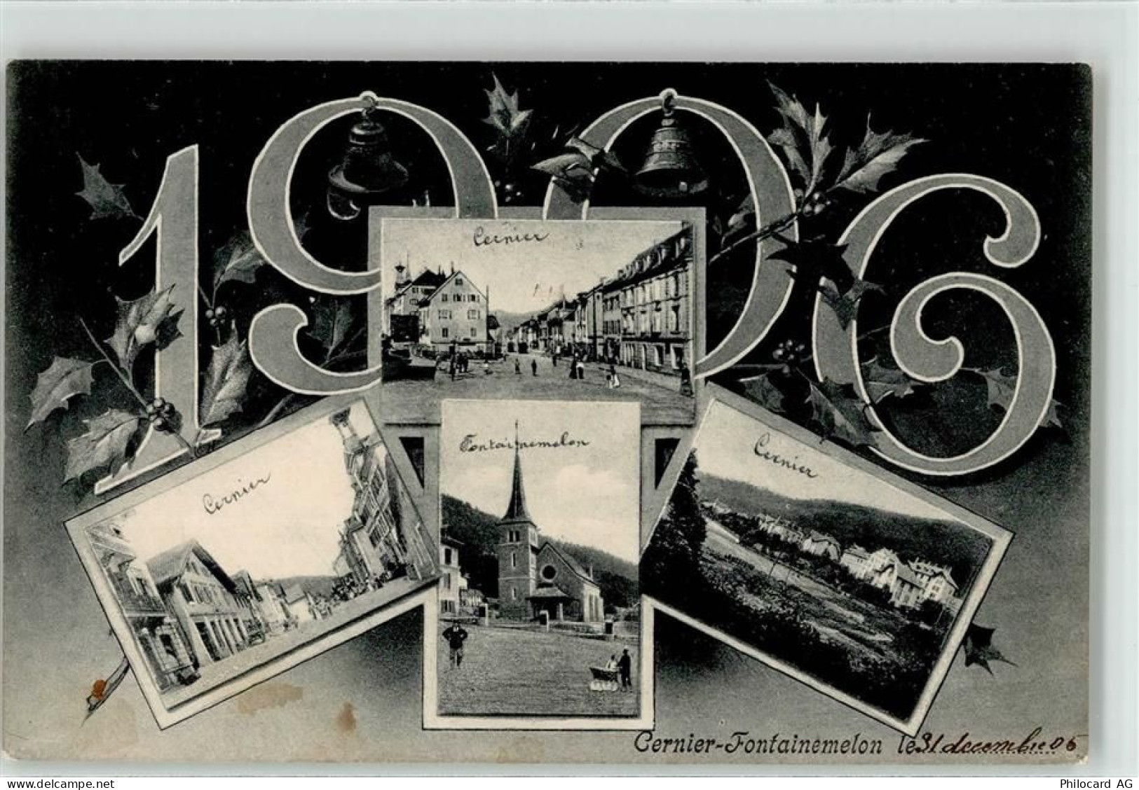 2053 Cernier 1905 - Kirche Platz 1906 - 51913736
