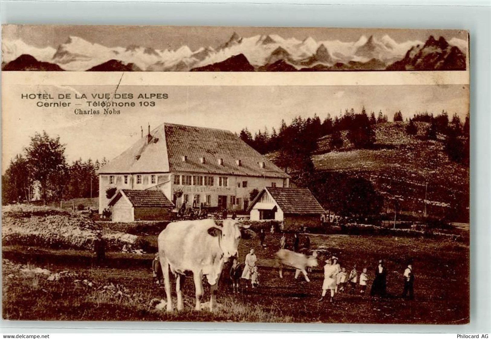 2053 Cernier - Hotel de la vue des Alpes Kuh - 13905571