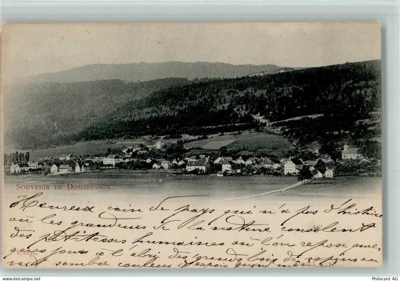 2056 Dombresson 1902 - Dorfansicht - 10158966