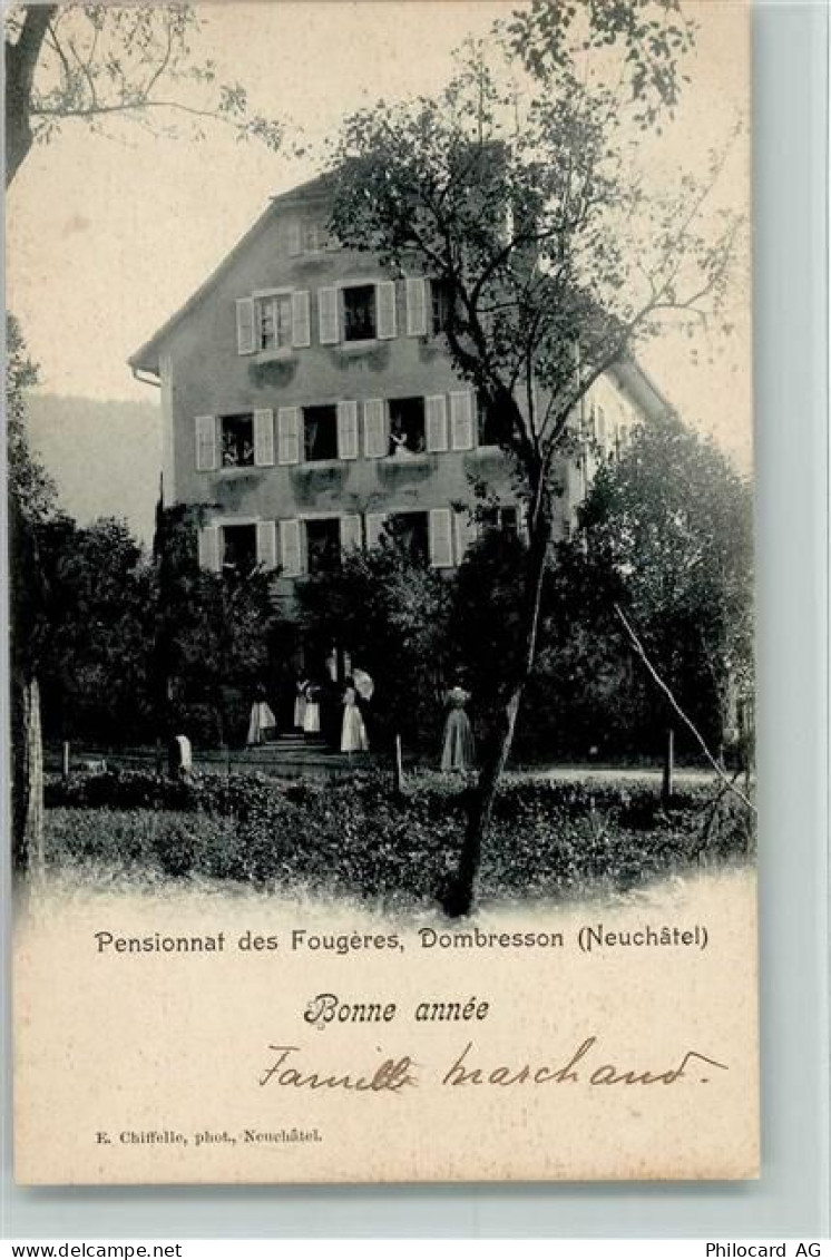 2056 Dombresson 1902 - Pensionnat des Fougeres - 13094616