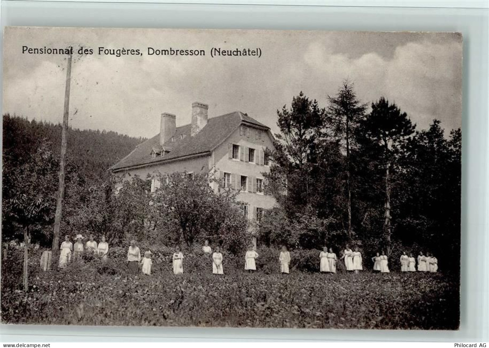 2056 Dombresson 1923 - Persionnat des Fougeres,gute Erhaltung AK - 13070118