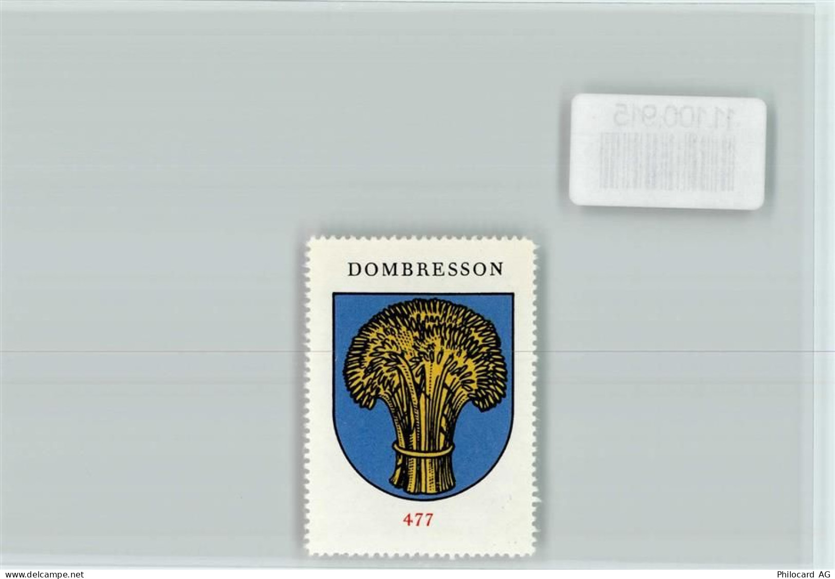 2056 Dombresson - Vignette Wappen Kaffee Hag ca 1920-1940 DOmbresson - 11100915
