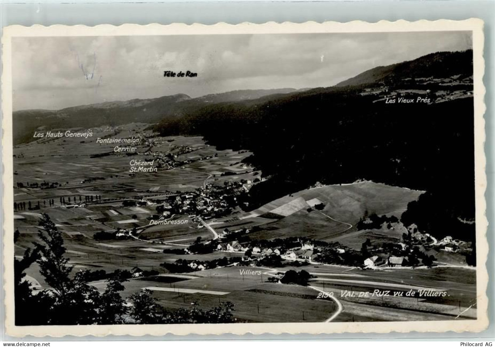 2057 Villiers Clémesin Gebrauchsspuren Val de Ruz - 10301800