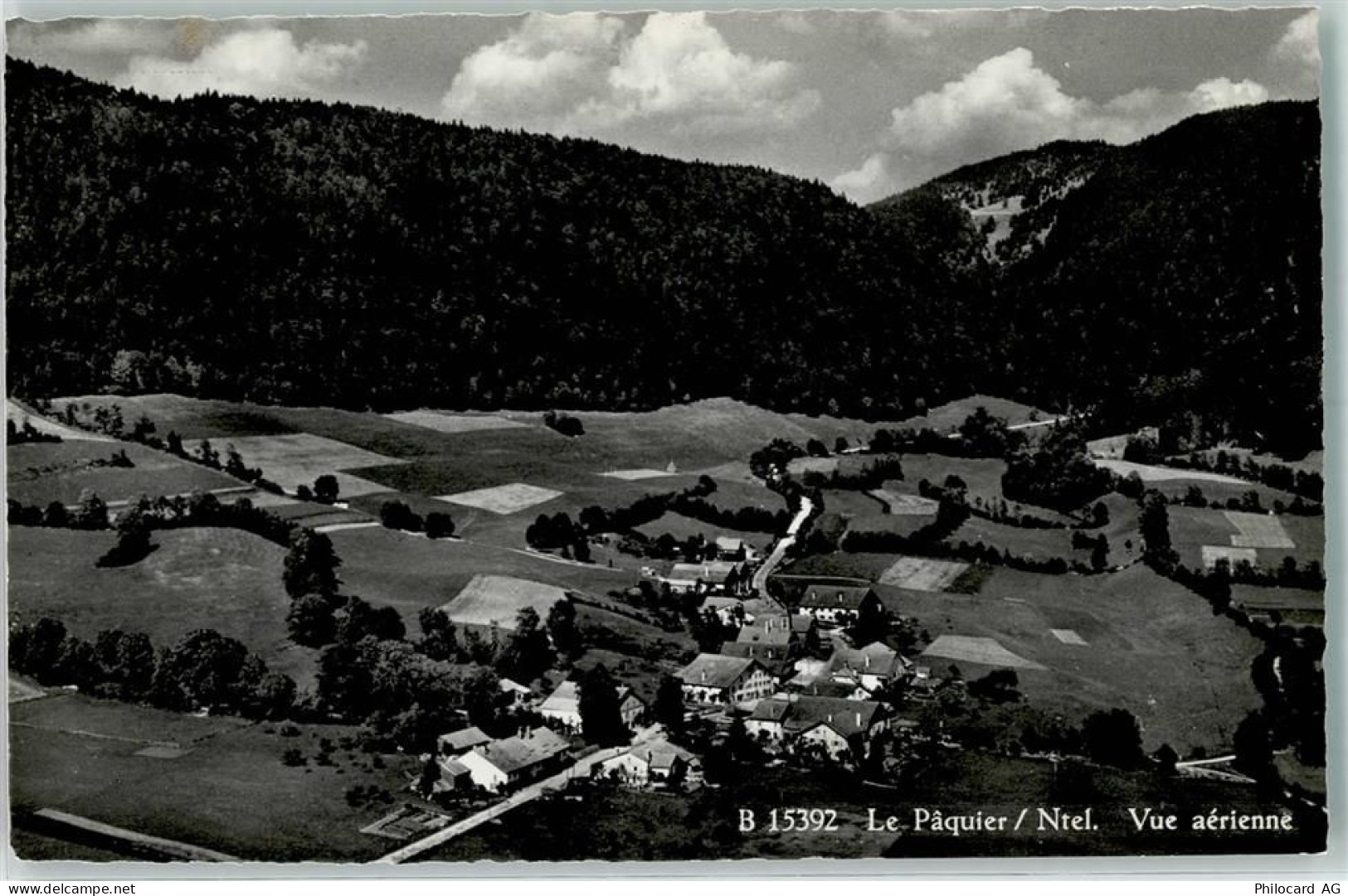 2058 Le Pâquier NE Les Bugnenets Gebrauchsspuren Fliegeraufnahme - 10305819