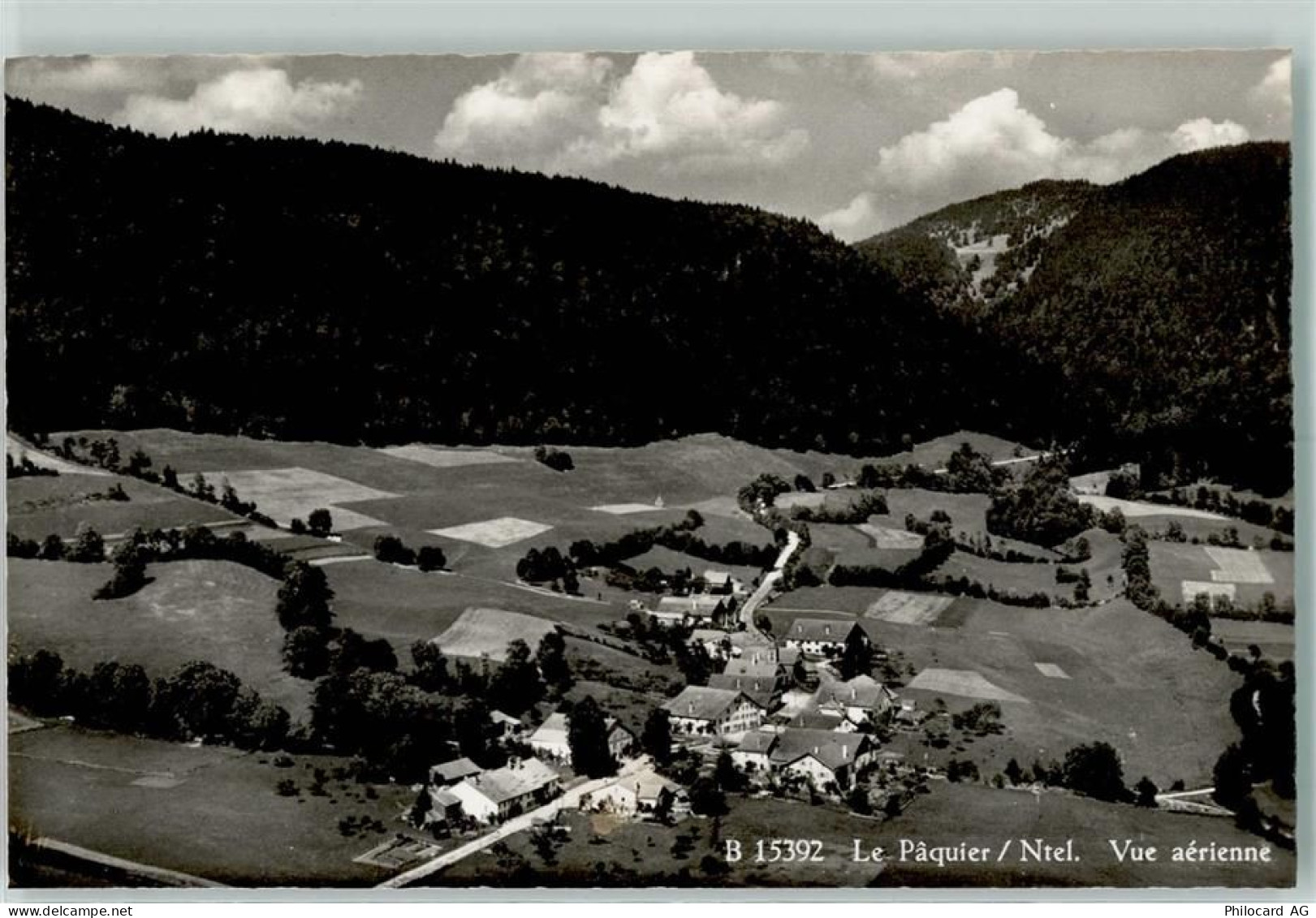 2058 Le Pâquier NE Les Bugnenets Gebrauchsspuren Fliegeraufnahme - 10305820