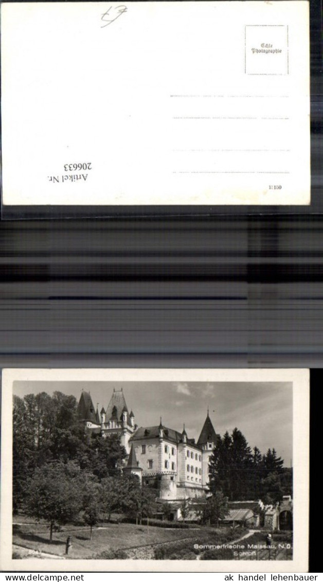 206633,Foto Ak Maissau Schloß