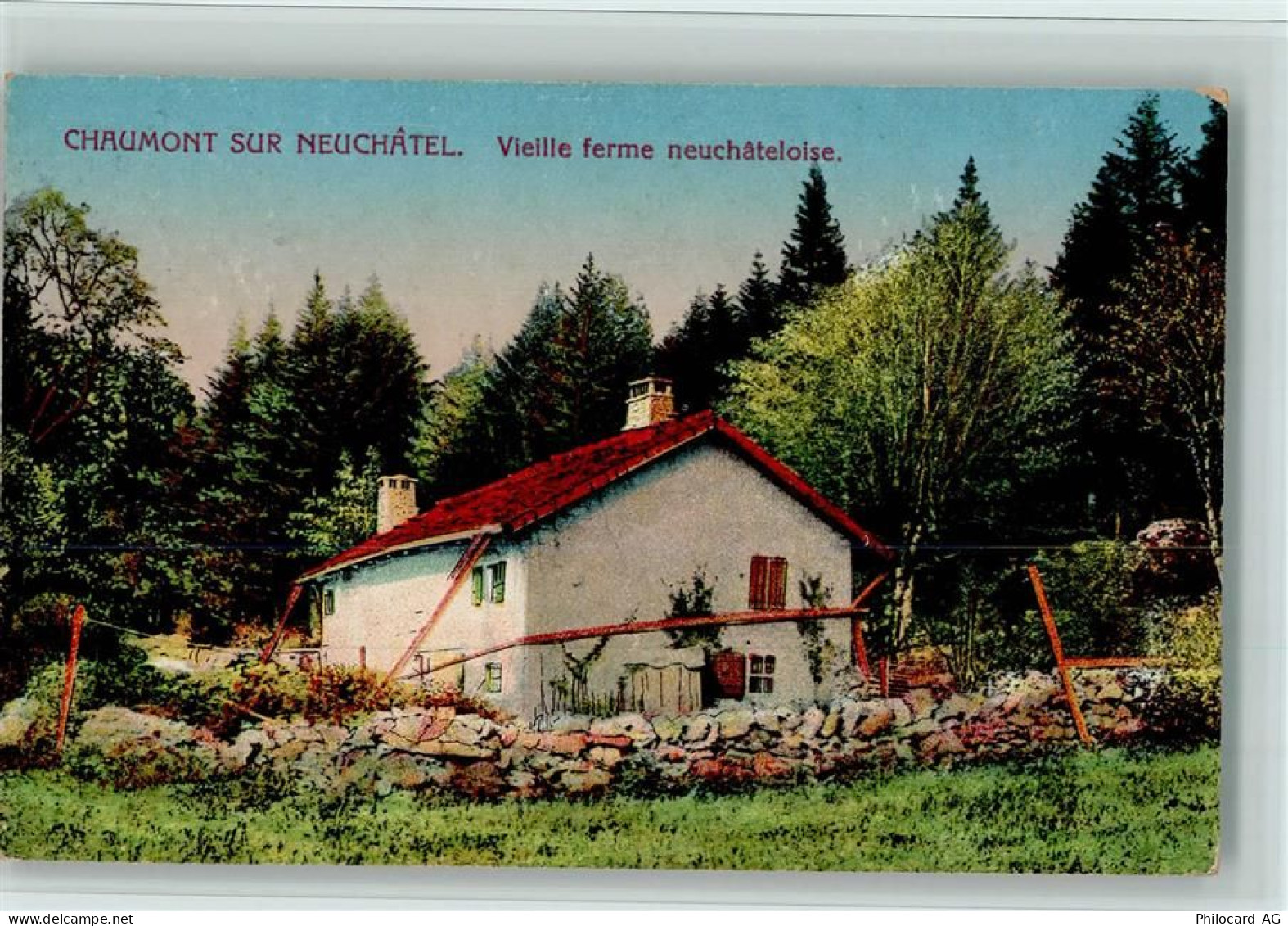 2067 Chaumont - Chaumont sur Neuchâtel Vieille ferme neuchâteloise - 11060887