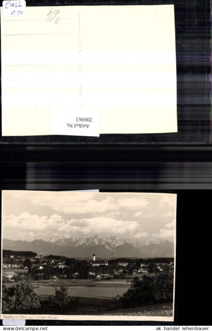206963,Grafing Teilansicht m. Blick auf Wilden Kaiser