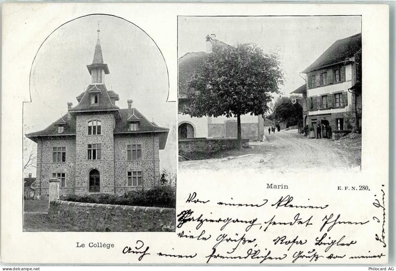 2074 Marin-Epagnier 1903 - le College - 13251698