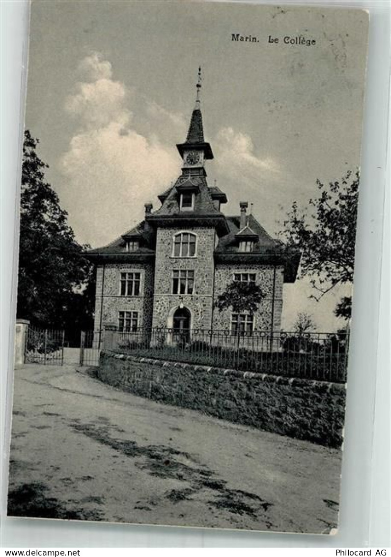 2074 Marin-Epagnier 1911 Foto AK Le Collége - 38194702