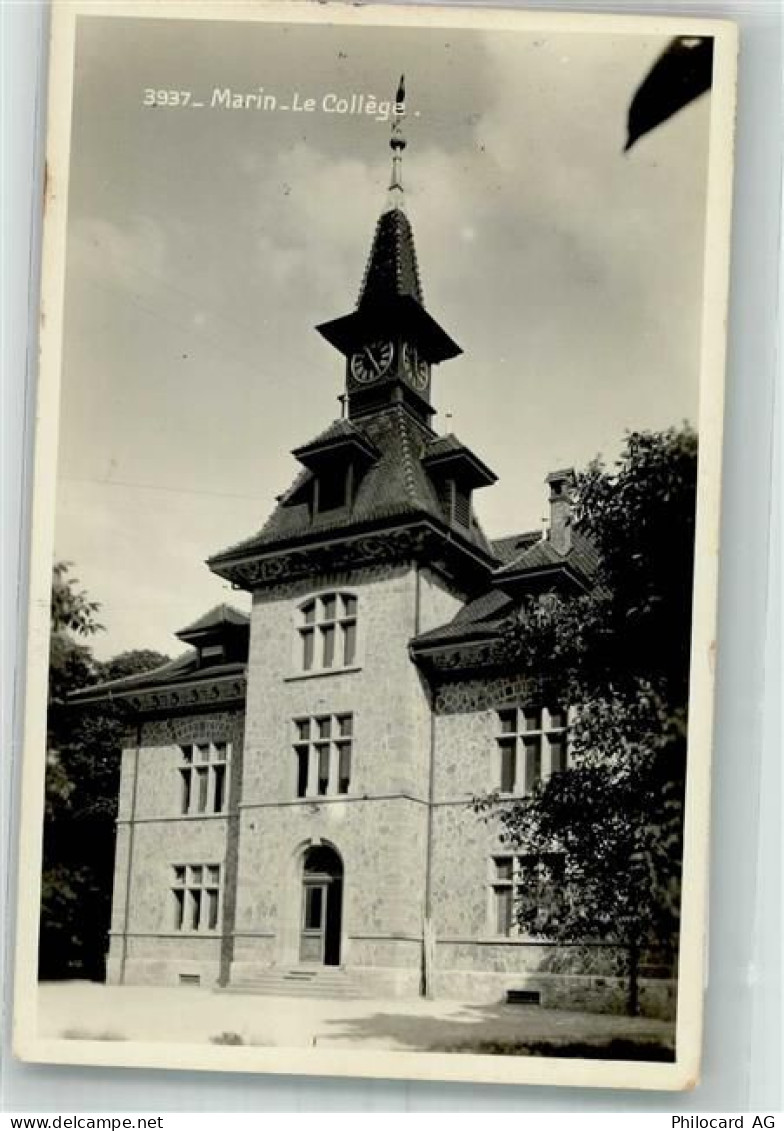 2074 Marin-Epagnier 1938 Foto AK Le Collége - 38194711