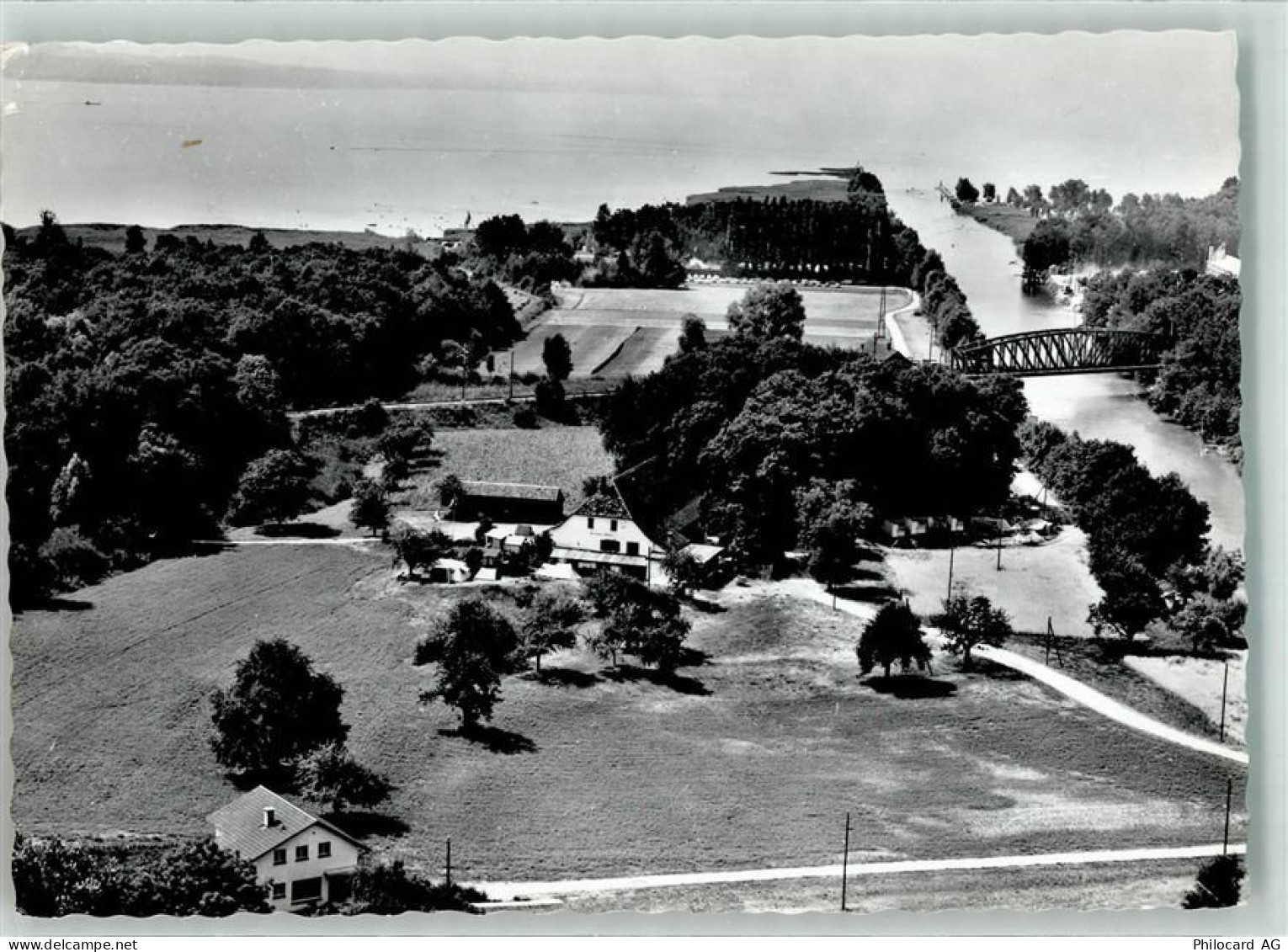 2075 Thielle Gebrauchsspuren Fliegeraufnahme Restaurant Rothaus - 10624794