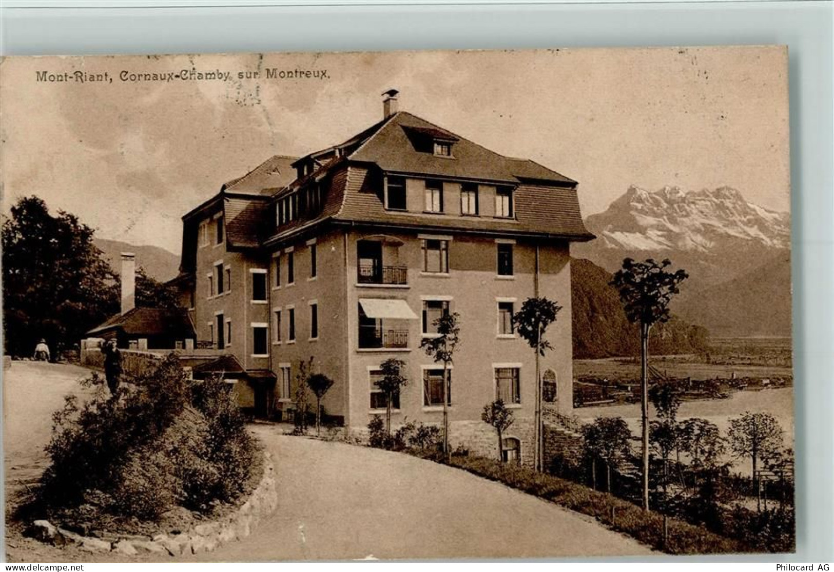 2087 Cornaux NE 1912 - Mont-Riant Cornaux-Chamby sur Montreux - 13094994