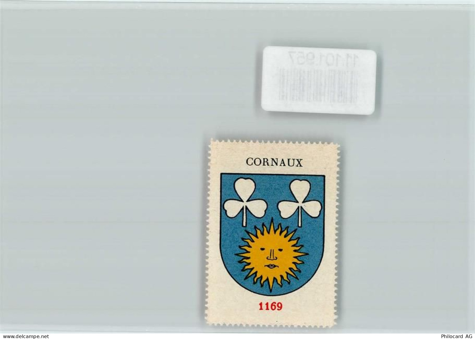2087 Cornaux NE - Vignette Wappen Kaffee Hag ca 1920-1940 - 11101957