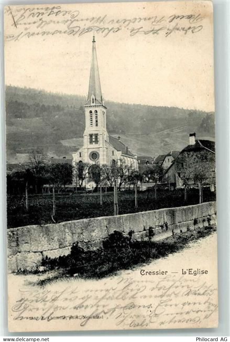 2088 Cressier NE 1904 - Kirche - 10604653