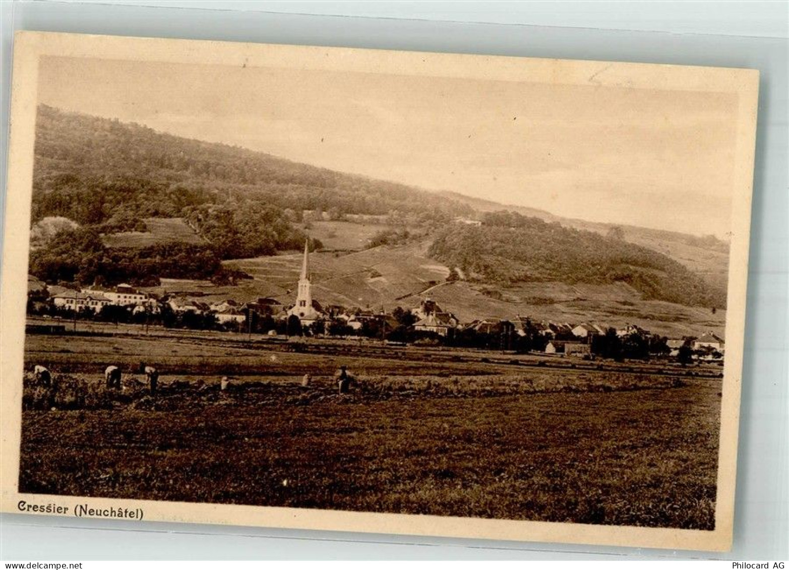 2088 Cressier NE 1916 Foto AK - 38216837