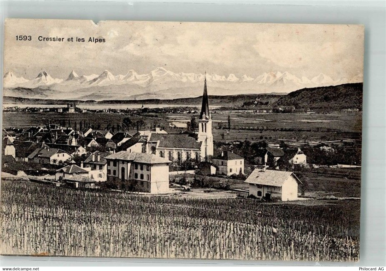 2088 Cressier NE 1916 Gebrauchsspuren Kirche - 38221086
