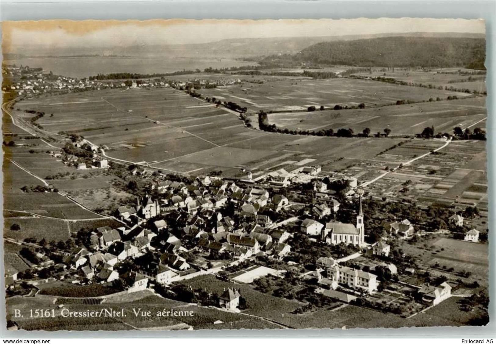 2088 Cressier NE - Fliegeraufnahme Kirche - 10586734