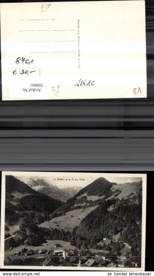 208801,Ormont-Dessous Le Sepey et la Dent du Midi Kt Waadt