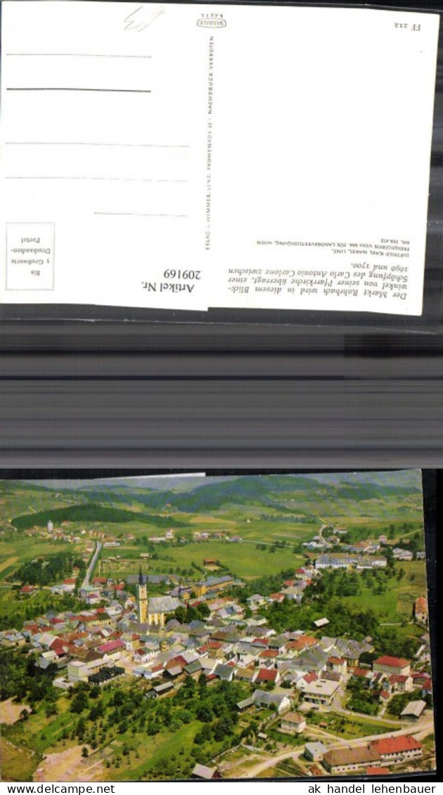 209169,Rohrbach Totale Fliegeraufnahme