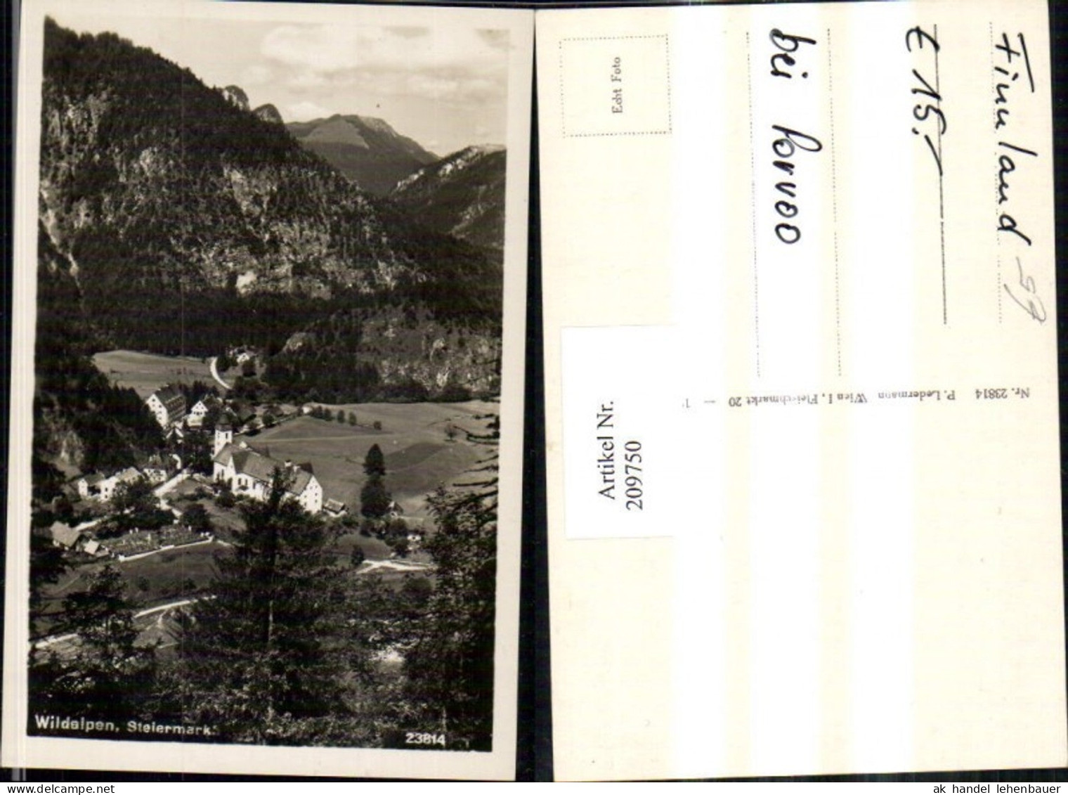 209750,Wildalpen Totale