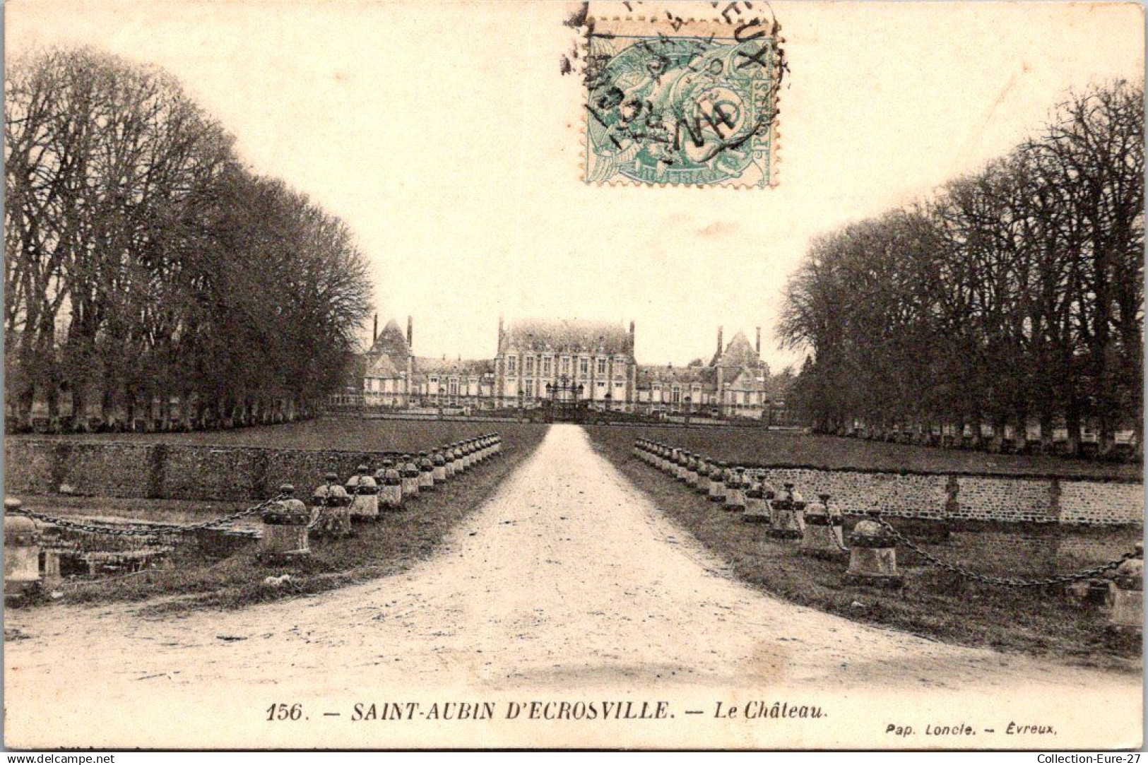 (*21/04/25) 27-CPA SAINT AUBIN D'ECROSVILLE