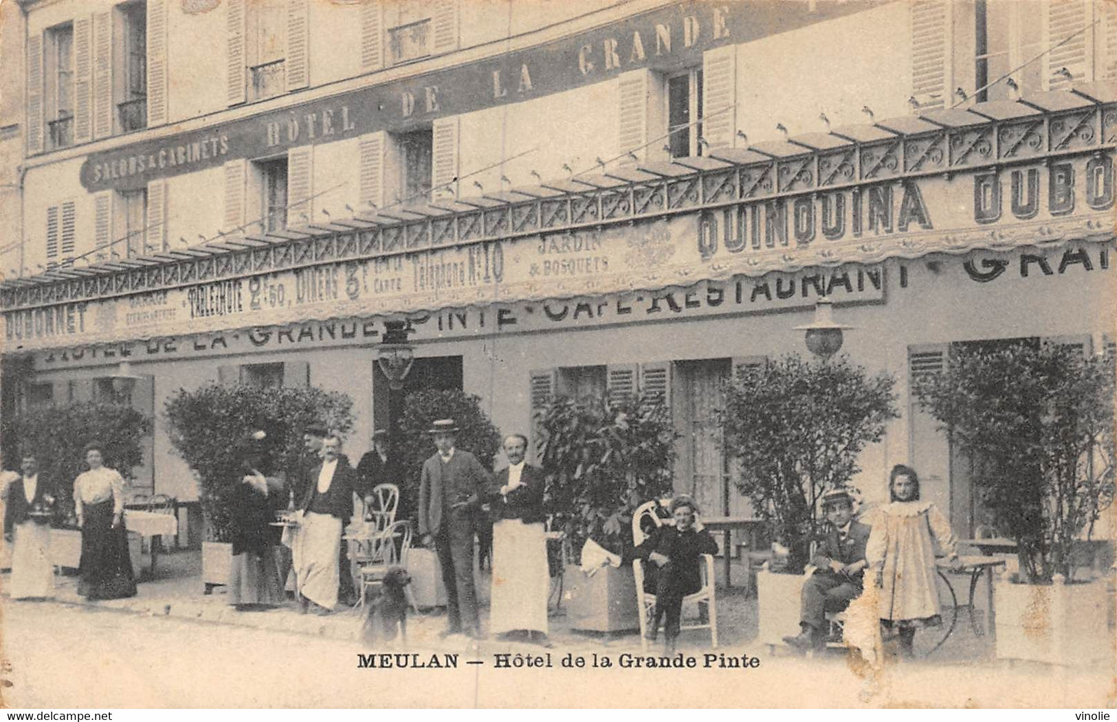 21-188 : MEULAN. HOTEL DE LA GRANDE PINTE.
