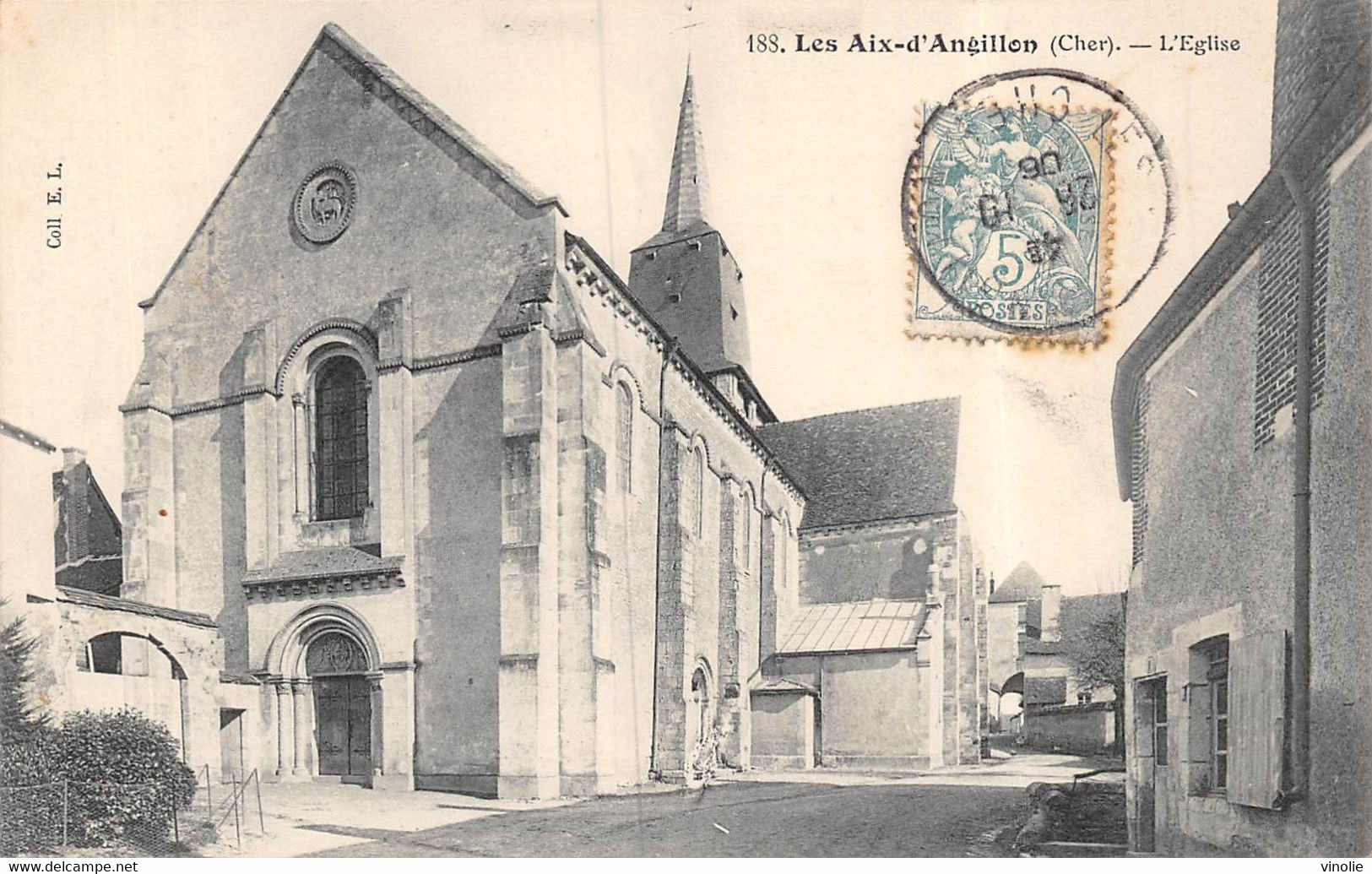 21-9114 : LES AIX-D'ANGILLON. EGLISE