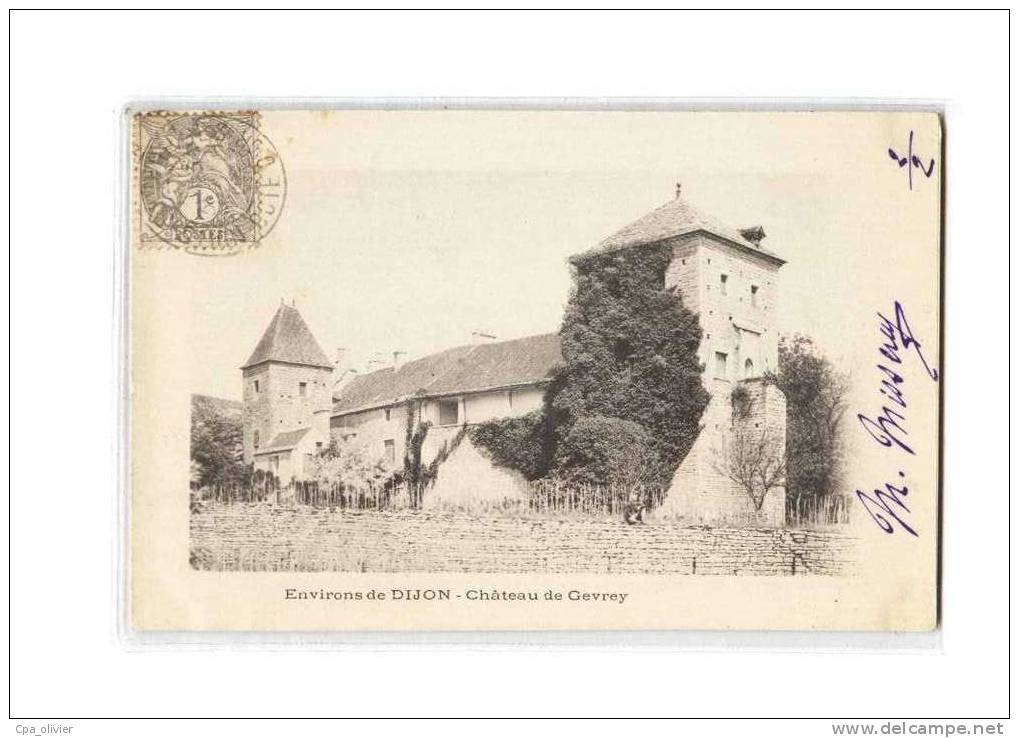 21 GEVREY CHAMBERTIN Chateau, ed ?, Environs de Dijon, 1903