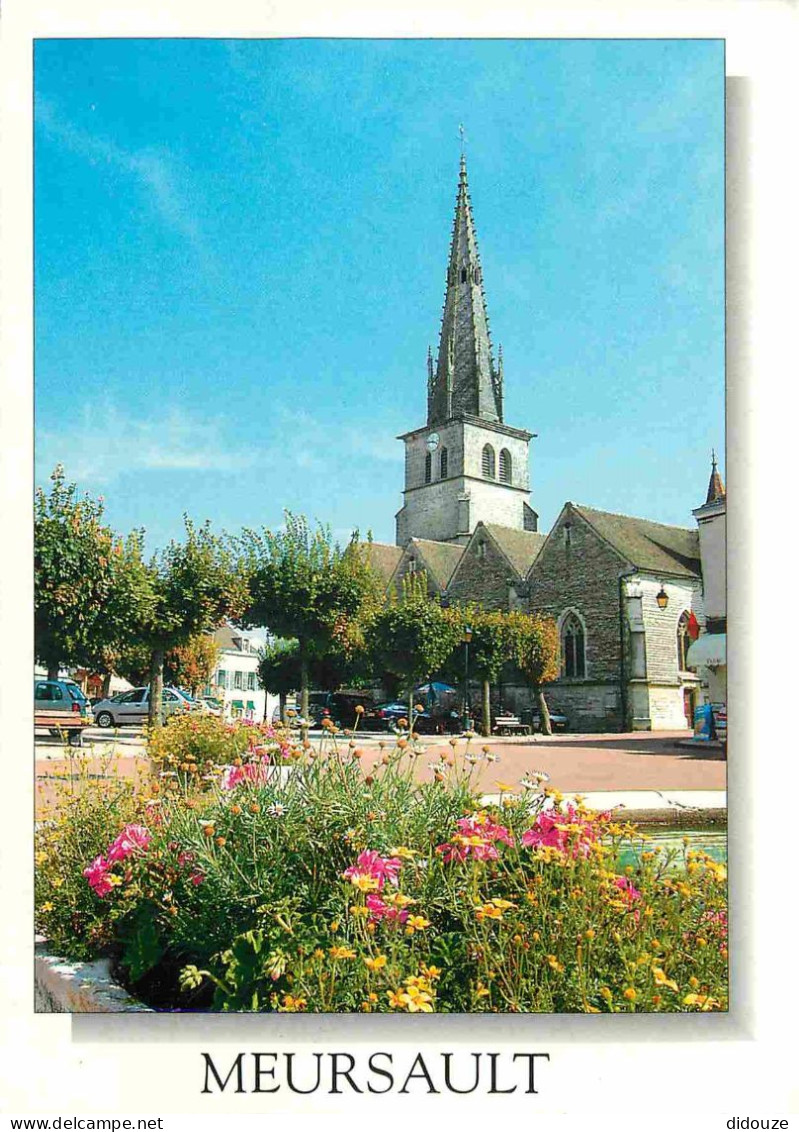 21 - Meursault - Eglise Saint Nicolas - Fleurs - CPM - Voir Scans Recto-Verso
