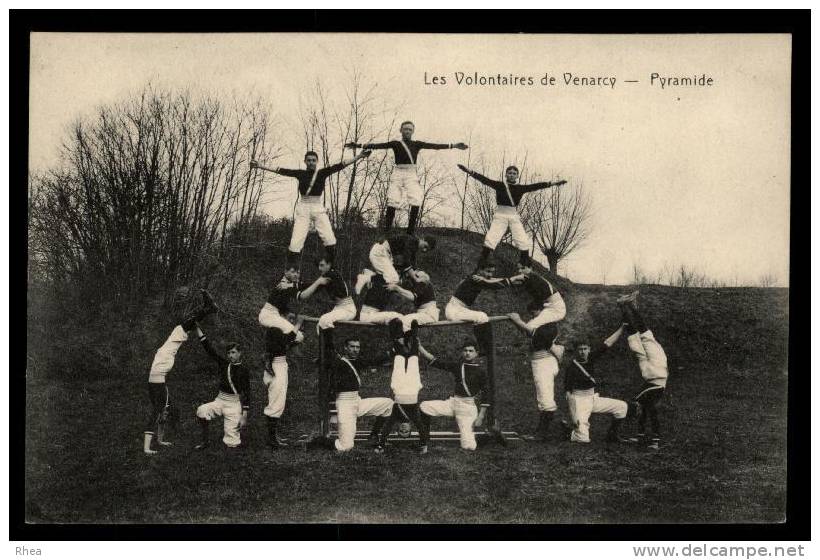 21 Venarey-les-Laumes gymnastique pyramide D21D K21663K C21663C RH105639