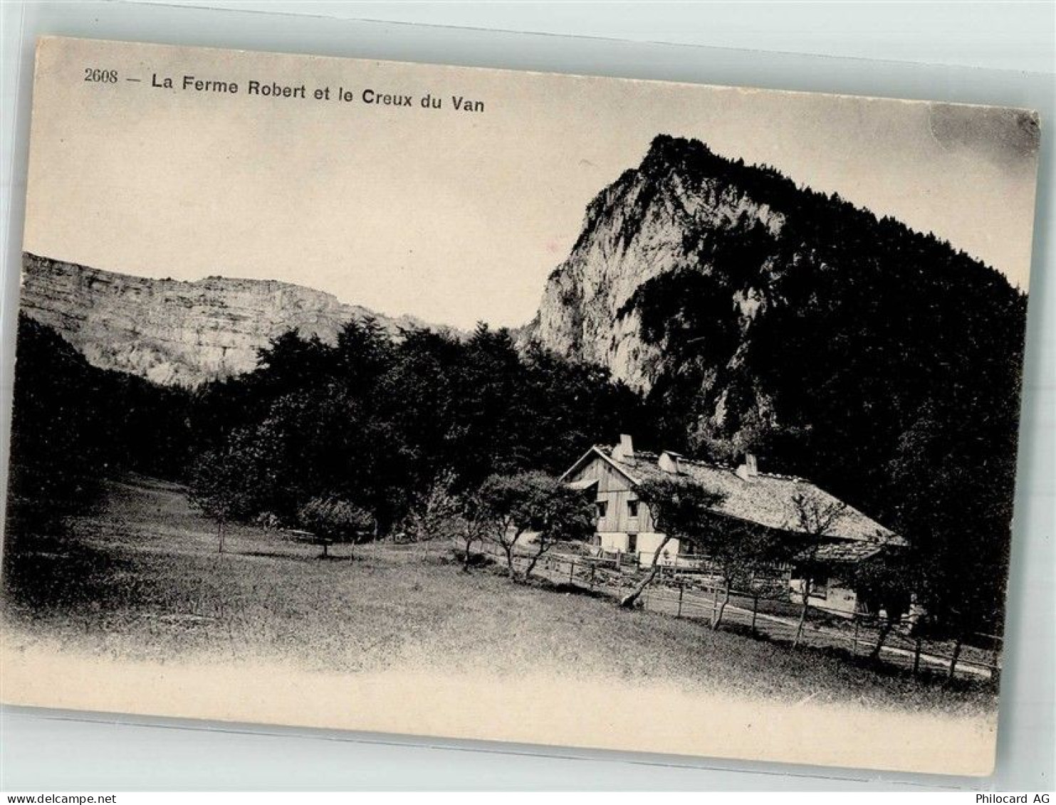 2103 Noiraigue Foto AK Gasthaus La Ferme Robert Creux du Van - 38216776