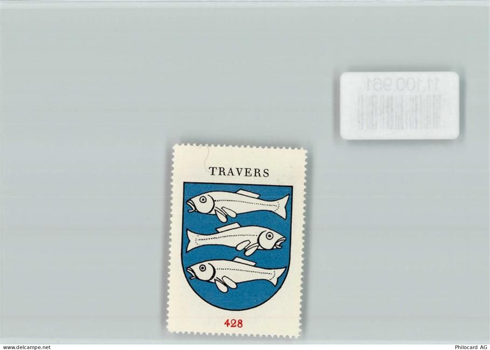 2105 Travers - Vignette Wappen Kaffee Hag ca 1920-1940 Travers - 11100961