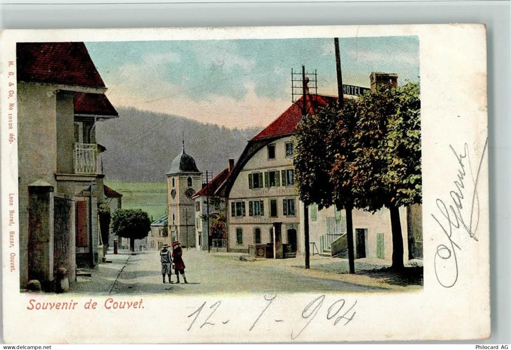 2108 Couvet 1904 - Souvenir de Couvet - 13094982