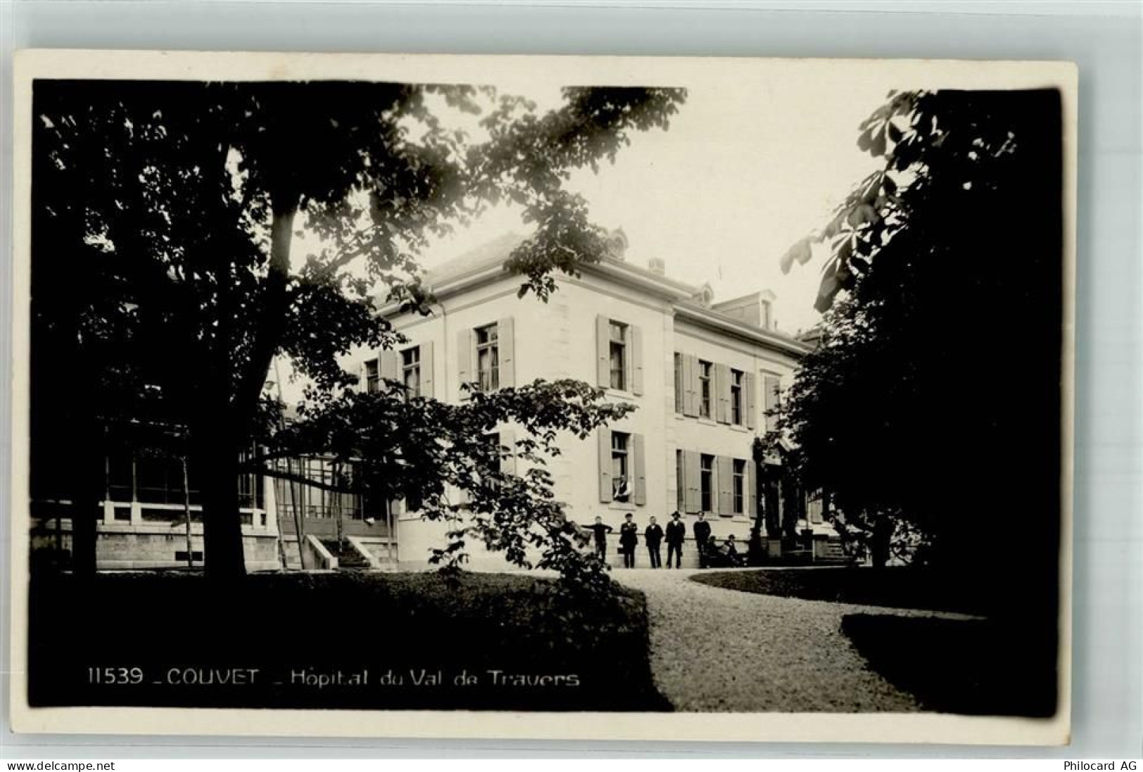 2108 Couvet 1935 Foto AK Krankenhaus - 10742432