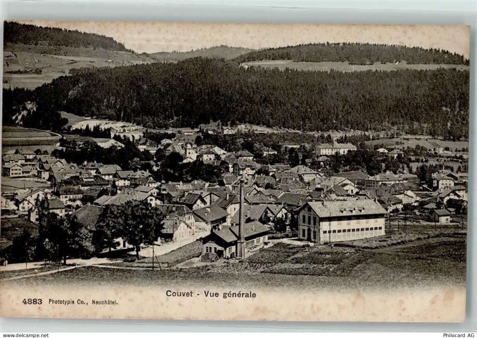 2108 Couvet - Schornstein Fabrik - 10586516