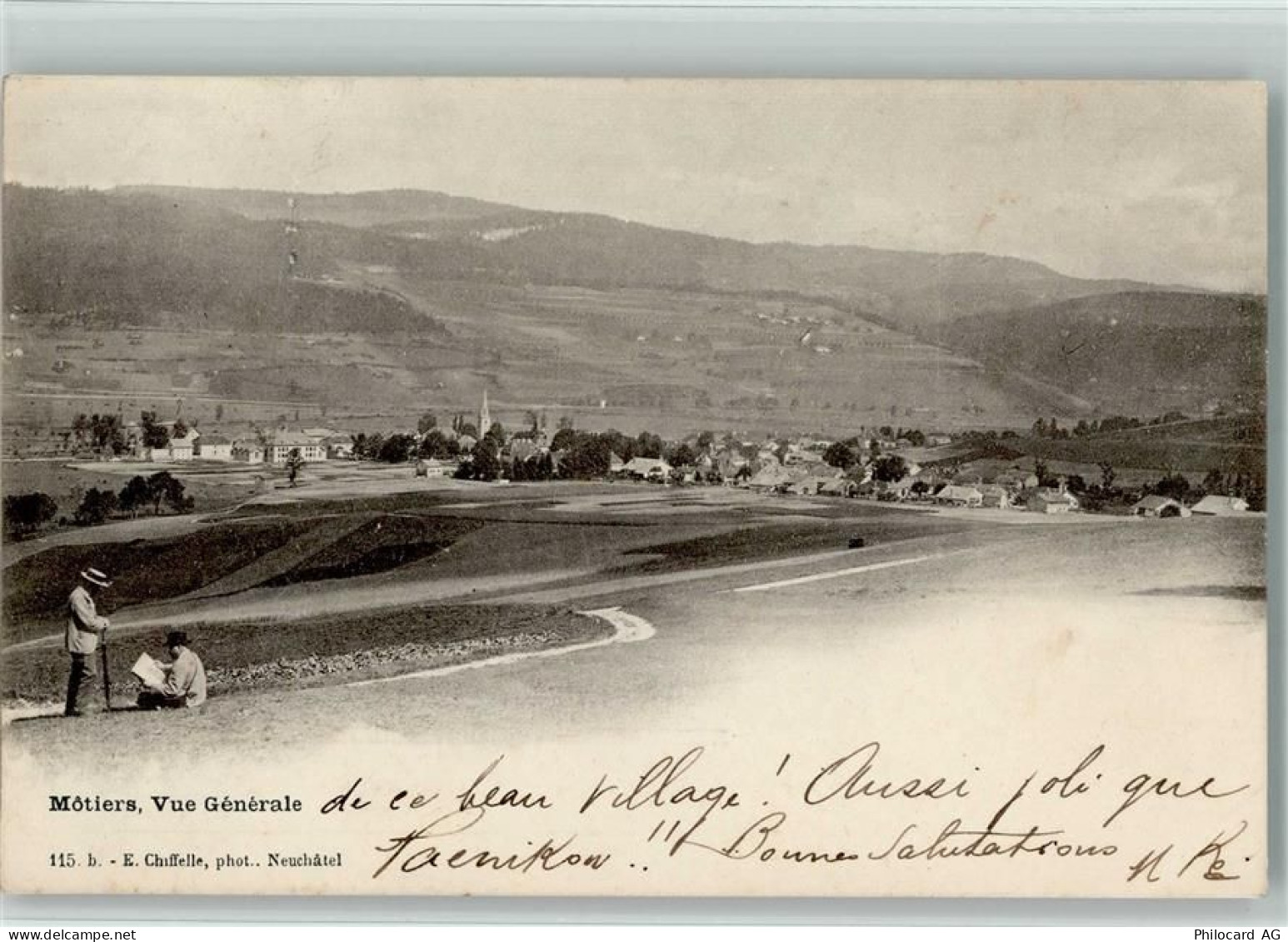 2112 Môtiers NE 1902 - Vue generale - 10162345