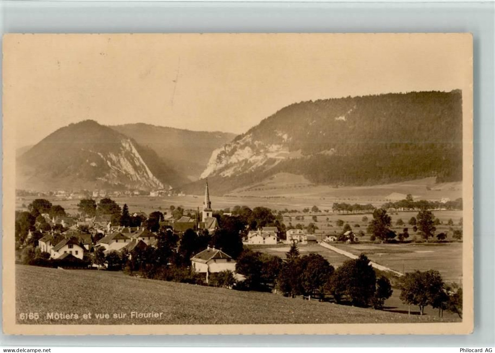 2112 Môtiers NE 1913 - Panoramaansicht - 10160994