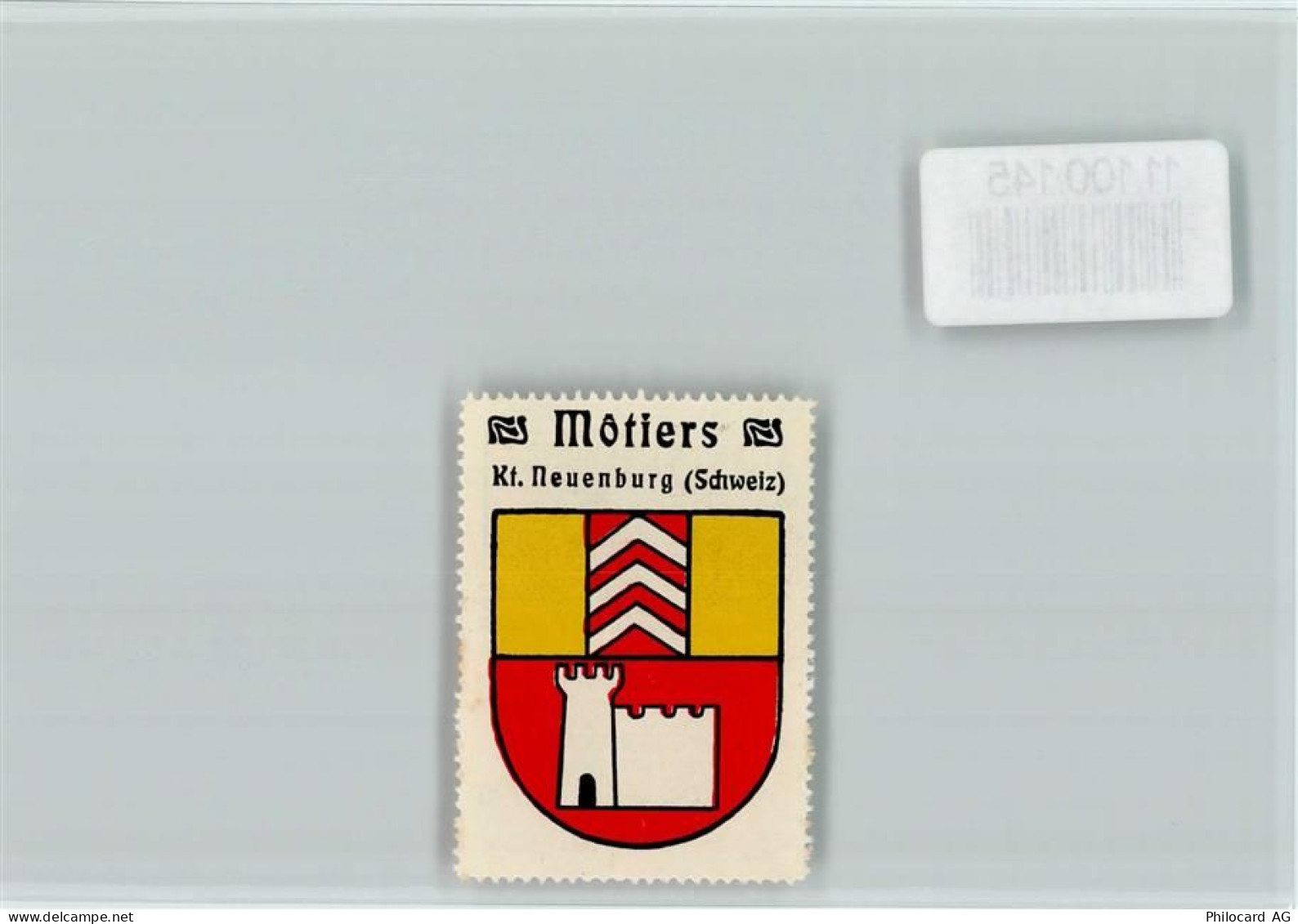 2112 Môtiers NE - Vignette Wappen Kaffee Hag ca 1920-1940 - 11100145