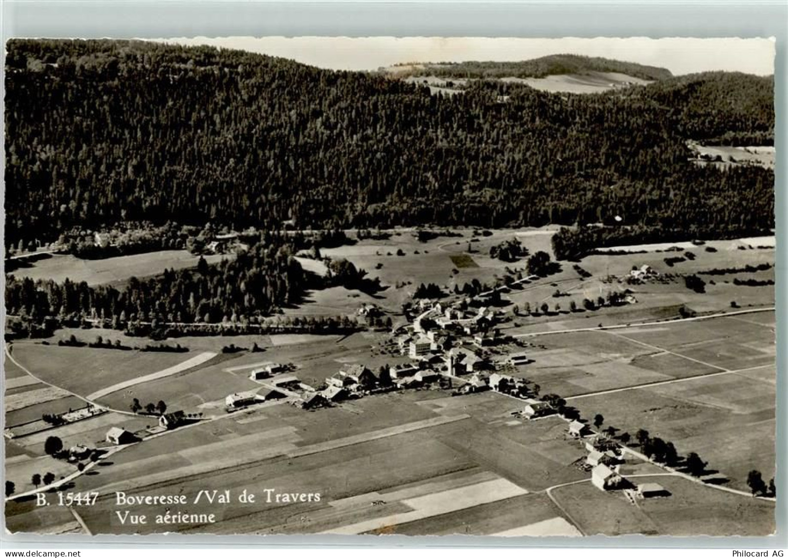 2113 Boveresse - Fliegeraufnahme Val de Travers - 13145985