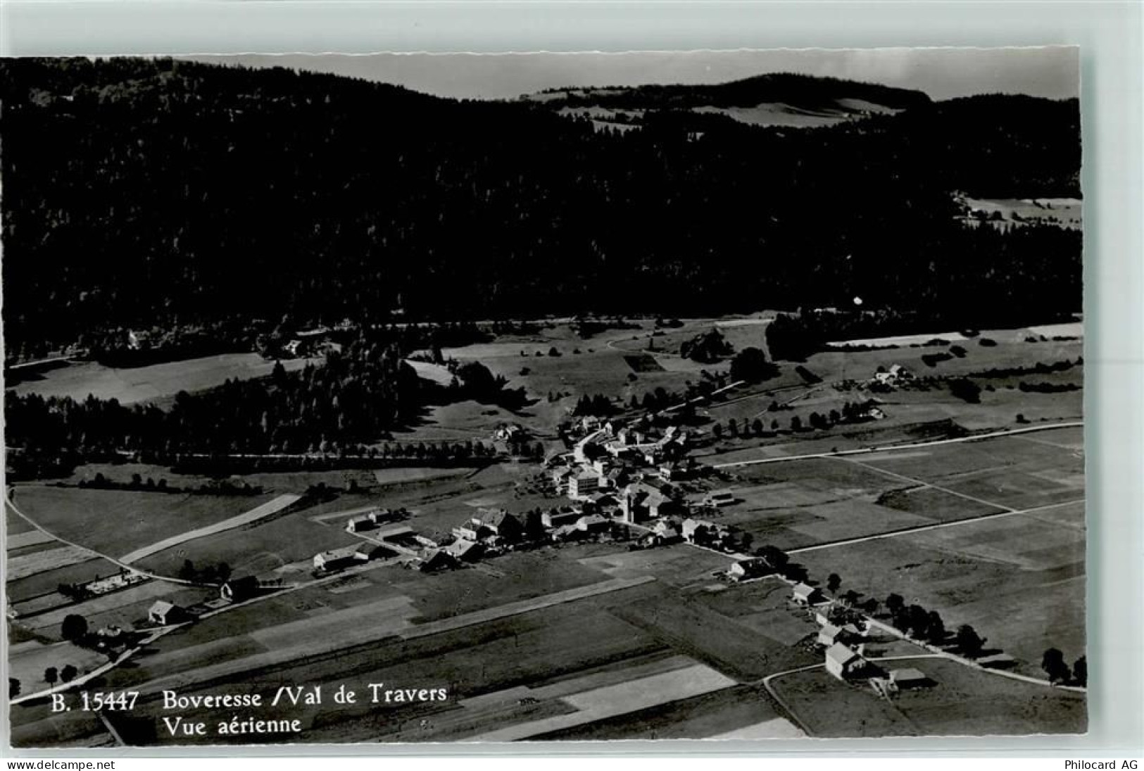 2113 Boveresse Gebrauchsspuren Fliegeraufnahme Val de Travers - 13146229