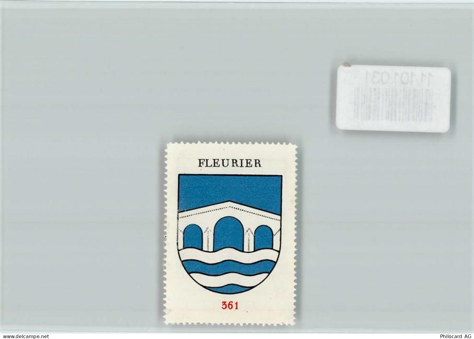 2114 Fleurier - Vignette Wappen Kaffee Hag ca 1920-1940 FLeurier - 11101031