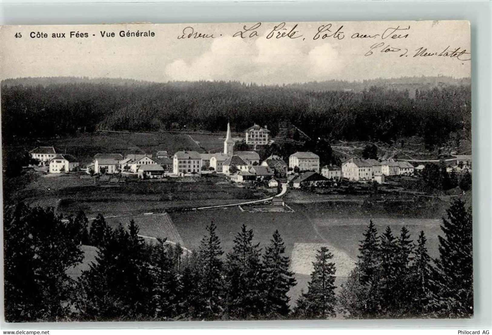 2117 La Côte-aux-Fées 1911 - 10604849