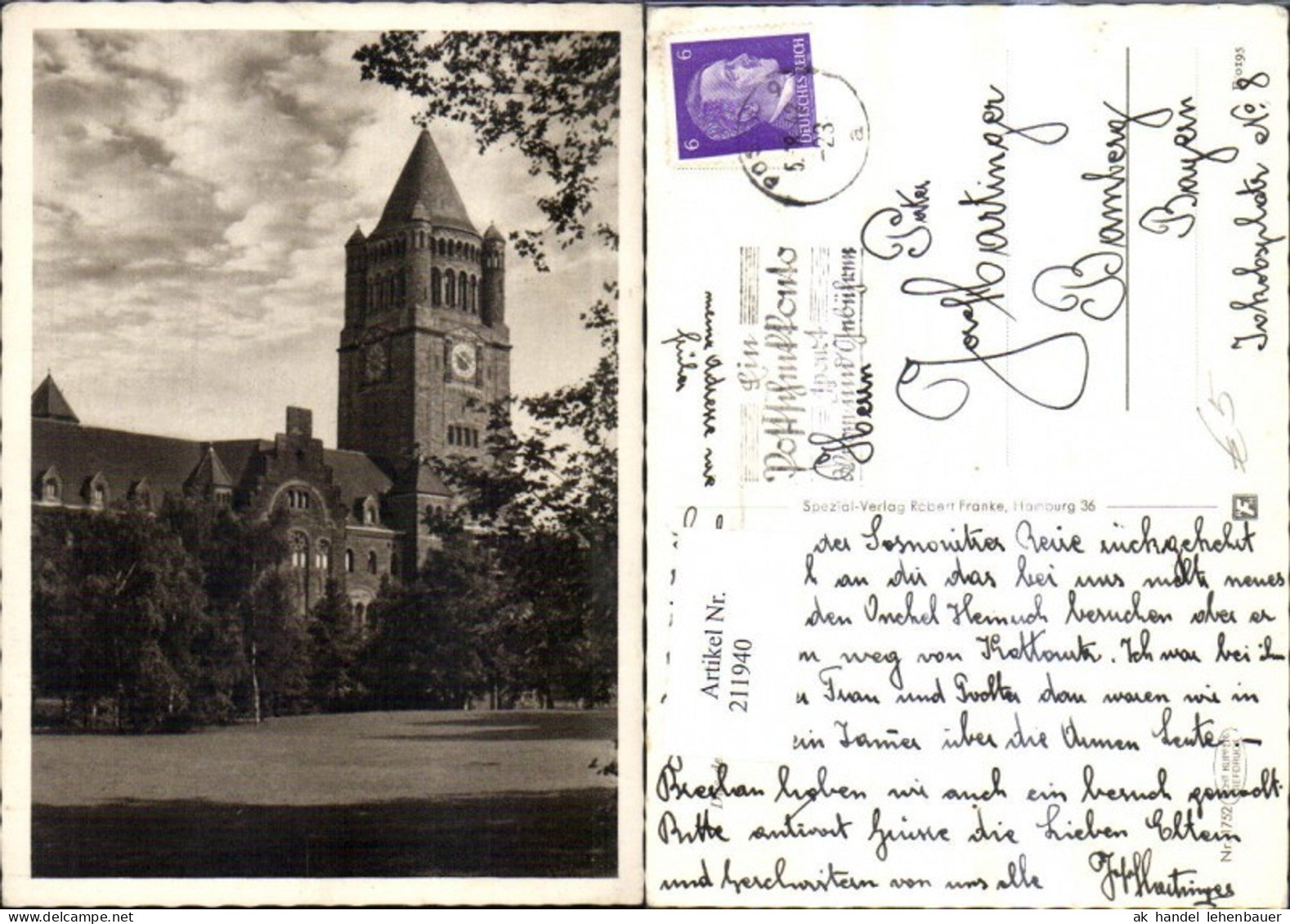 211940,Posen Das deutsche Schloss in Posen