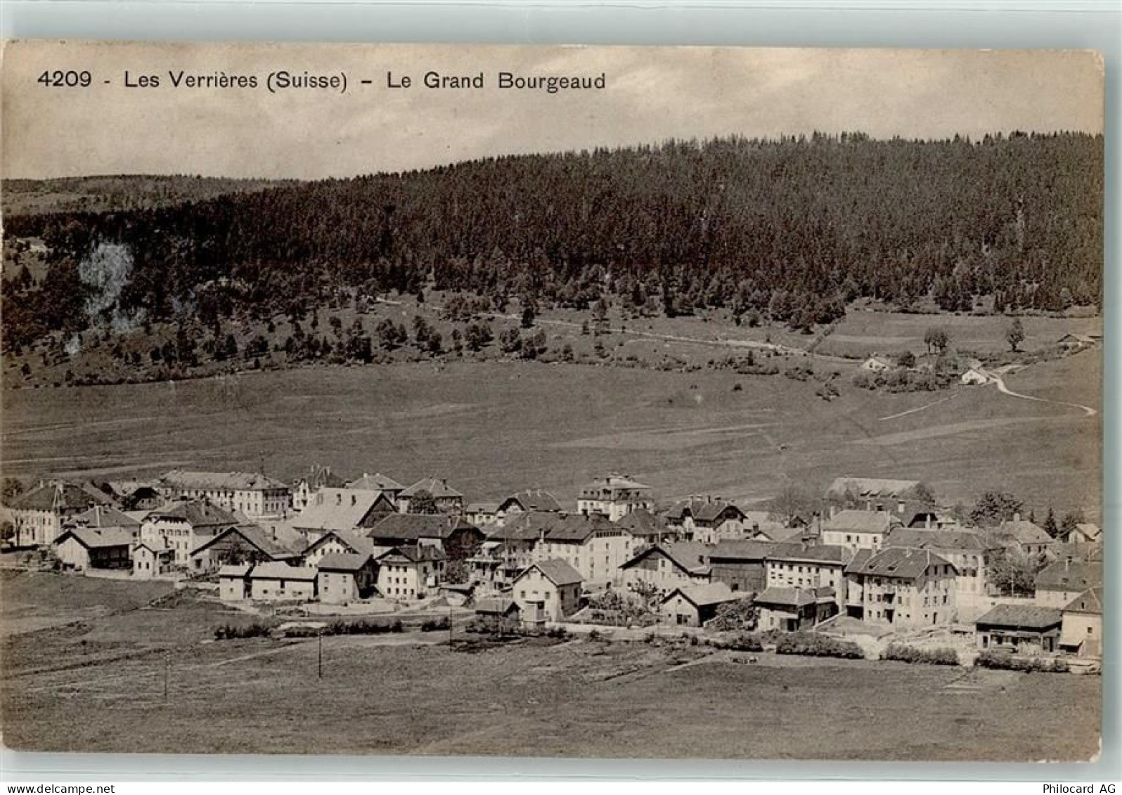 2126 Les Verrières 1912 - Le grand Bourgeaud - 10643422