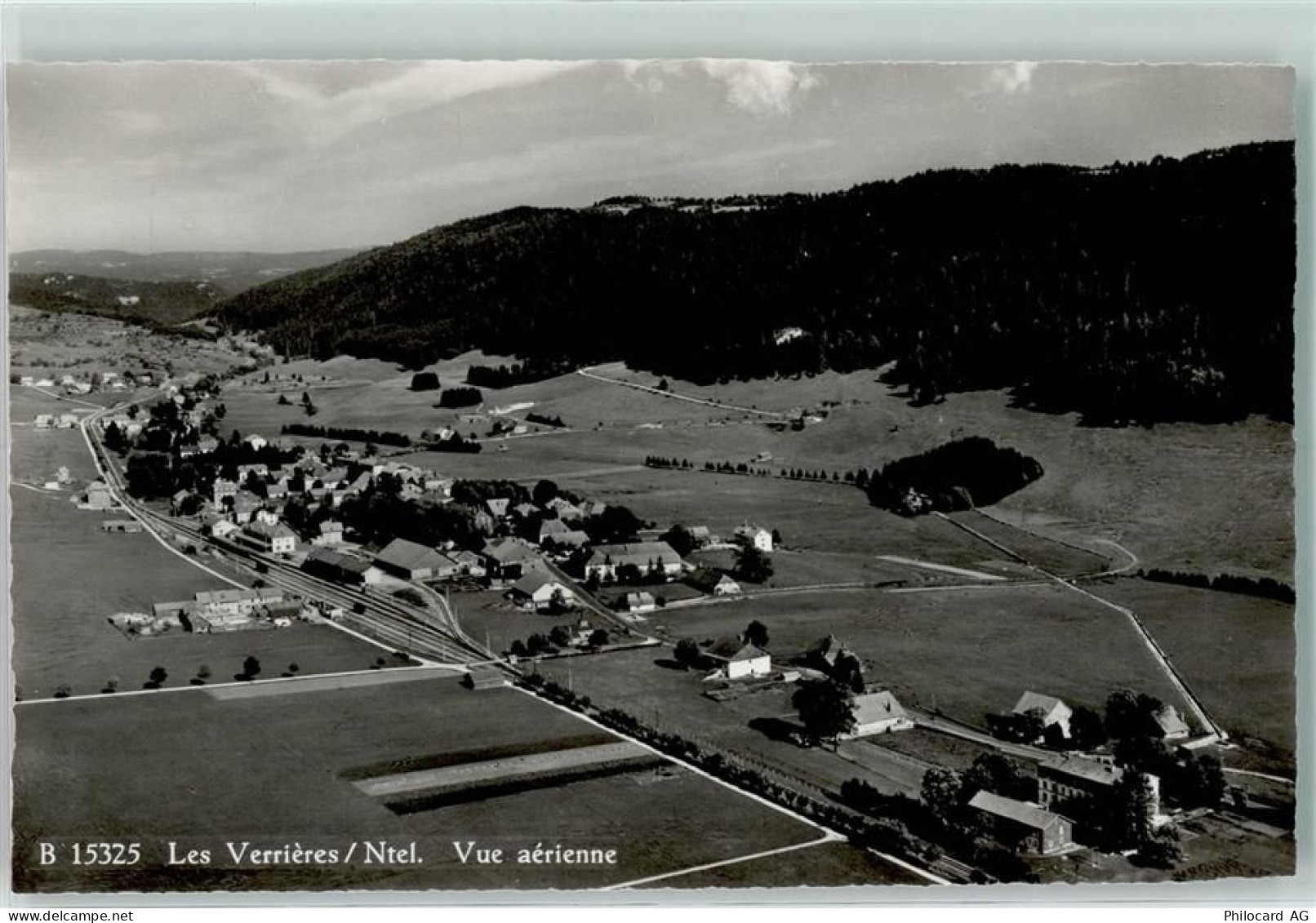 2126 Les Verrières Gebrauchsspuren Fliegeraufnahme - 10305823