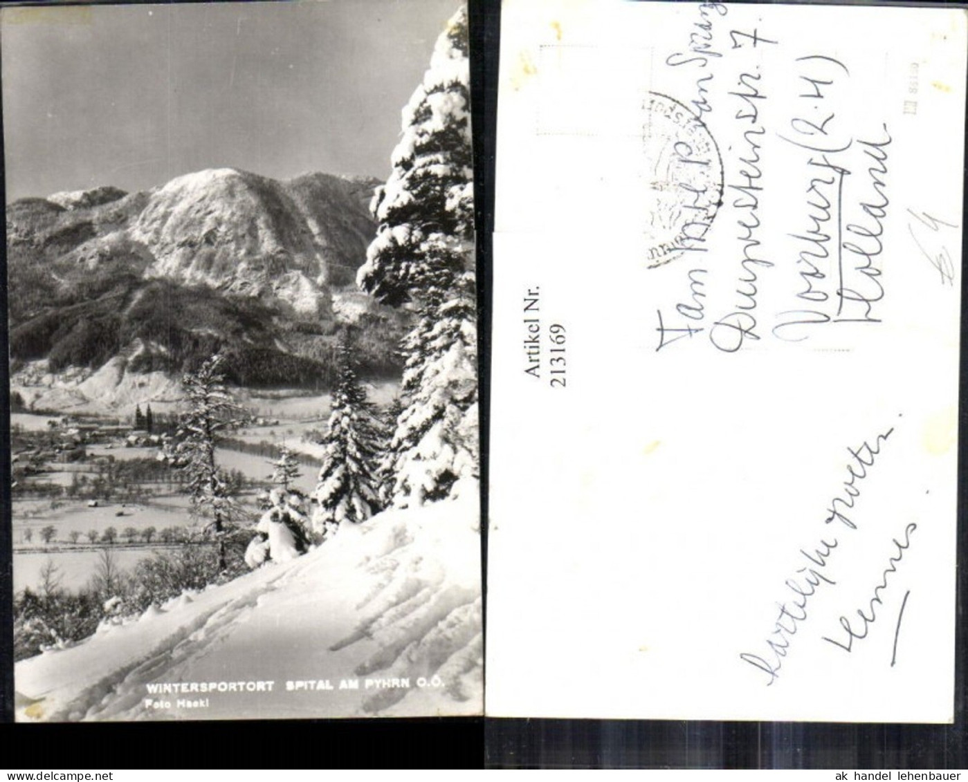 213169,Spital am Phyrn Teilansicht Winterbild